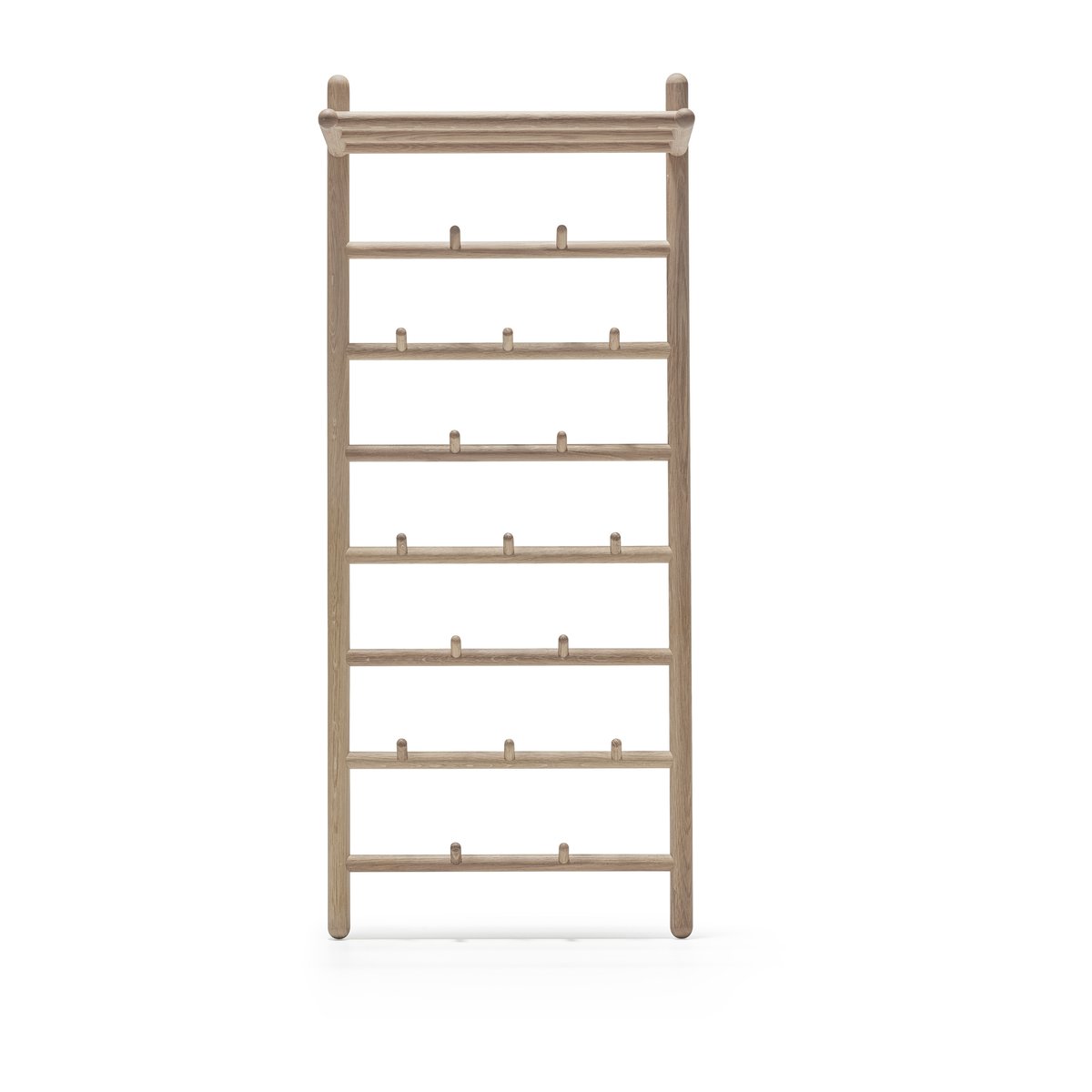 Stolab Miss Holly wandrek met plank Houtolie | Scandinavisch Interieur | Haken & hangers | Beige