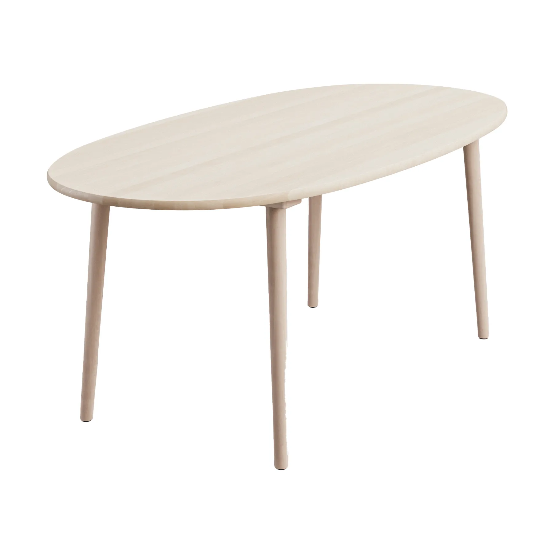 Miss Tailor eettafel, Berken licht matte lak, 180x90 cm Stolab
