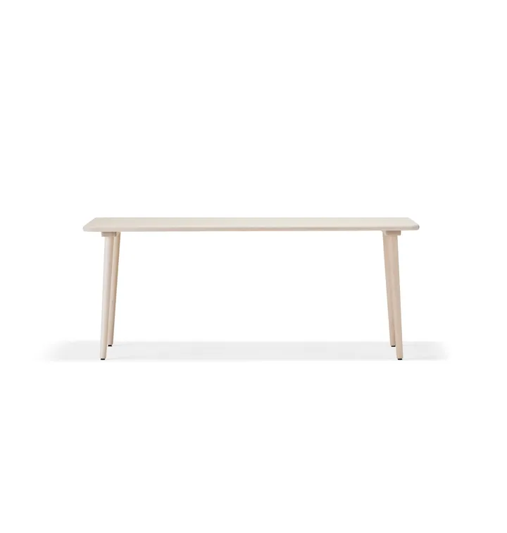 Miss Tailor eettafel - berkenhout licht matgelakt, 180x90 cm - Stolab