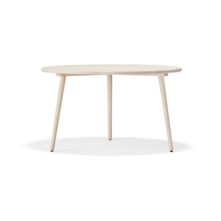 Miss Tailor tafel Ø130 cm - licht matgelakt berkenhout, vast tafelblad - Stolab