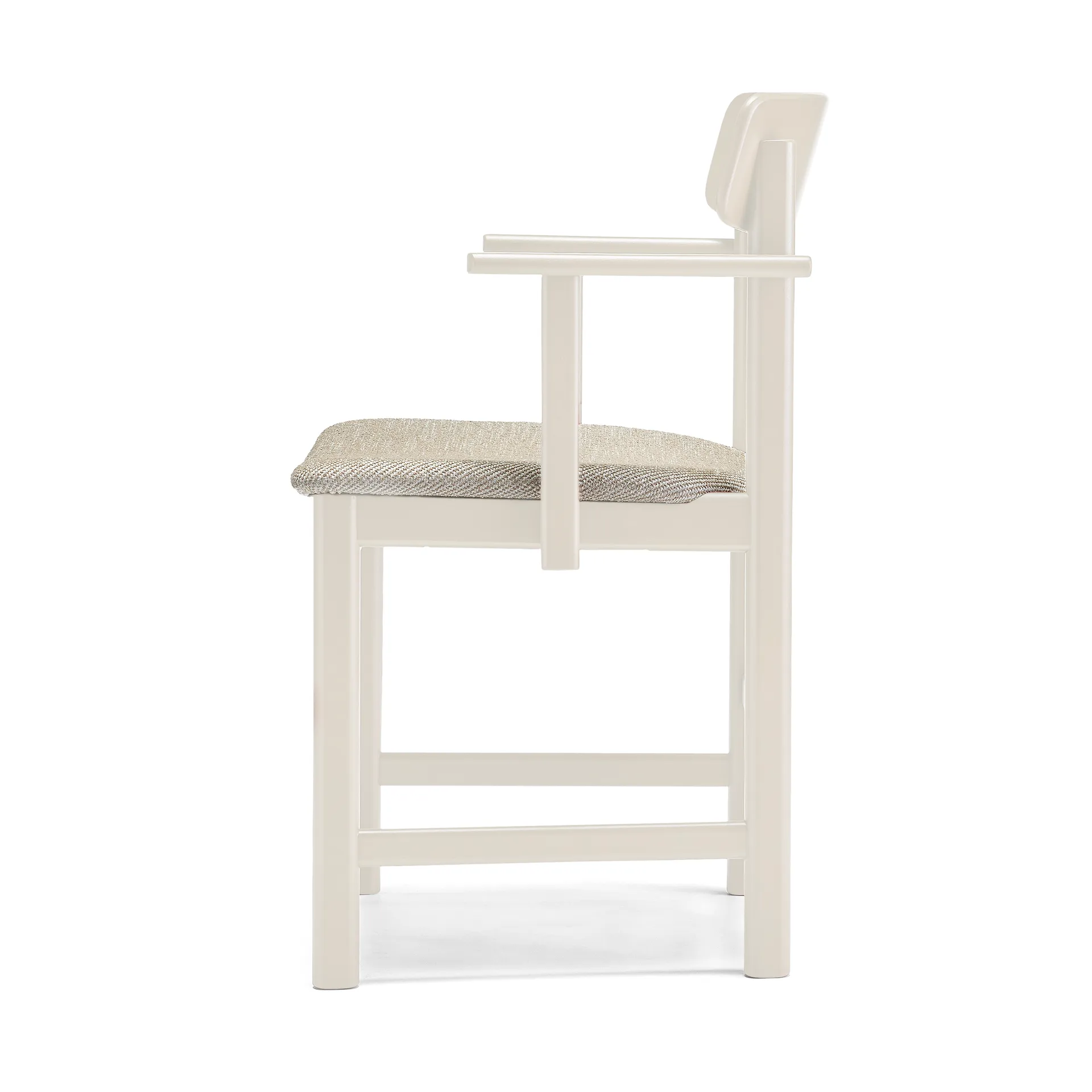 Pal armstoel, Berken licht matte lak - drijfhout Stolab