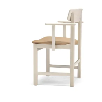 Pal armstoel - Berken licht matte lak - Elmosoft 22030 - Stolab