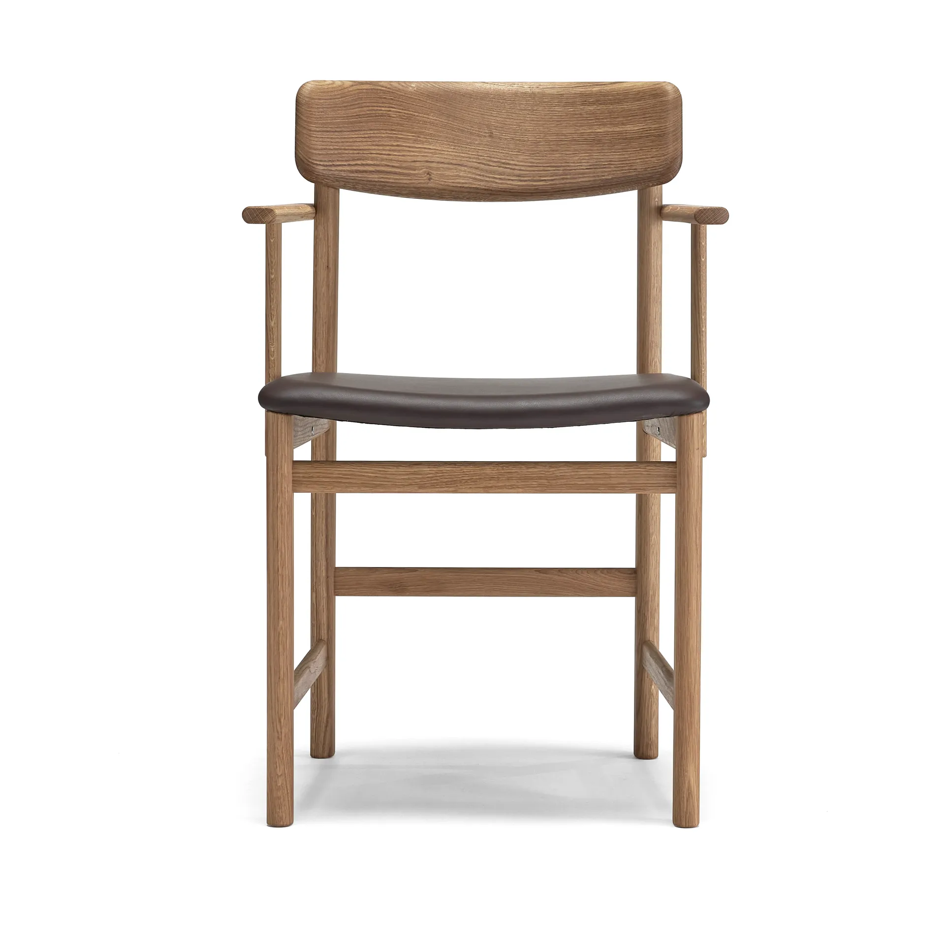 Pal armstoel, Eiken naturel olie - Elmosoft 93129 Stolab