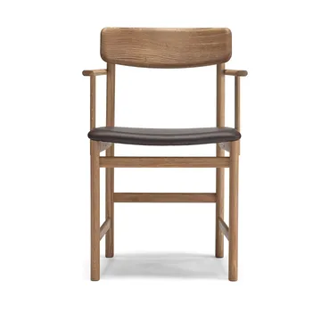 Pal armstoel - Eiken naturel olie - Elmosoft 93129 - Stolab