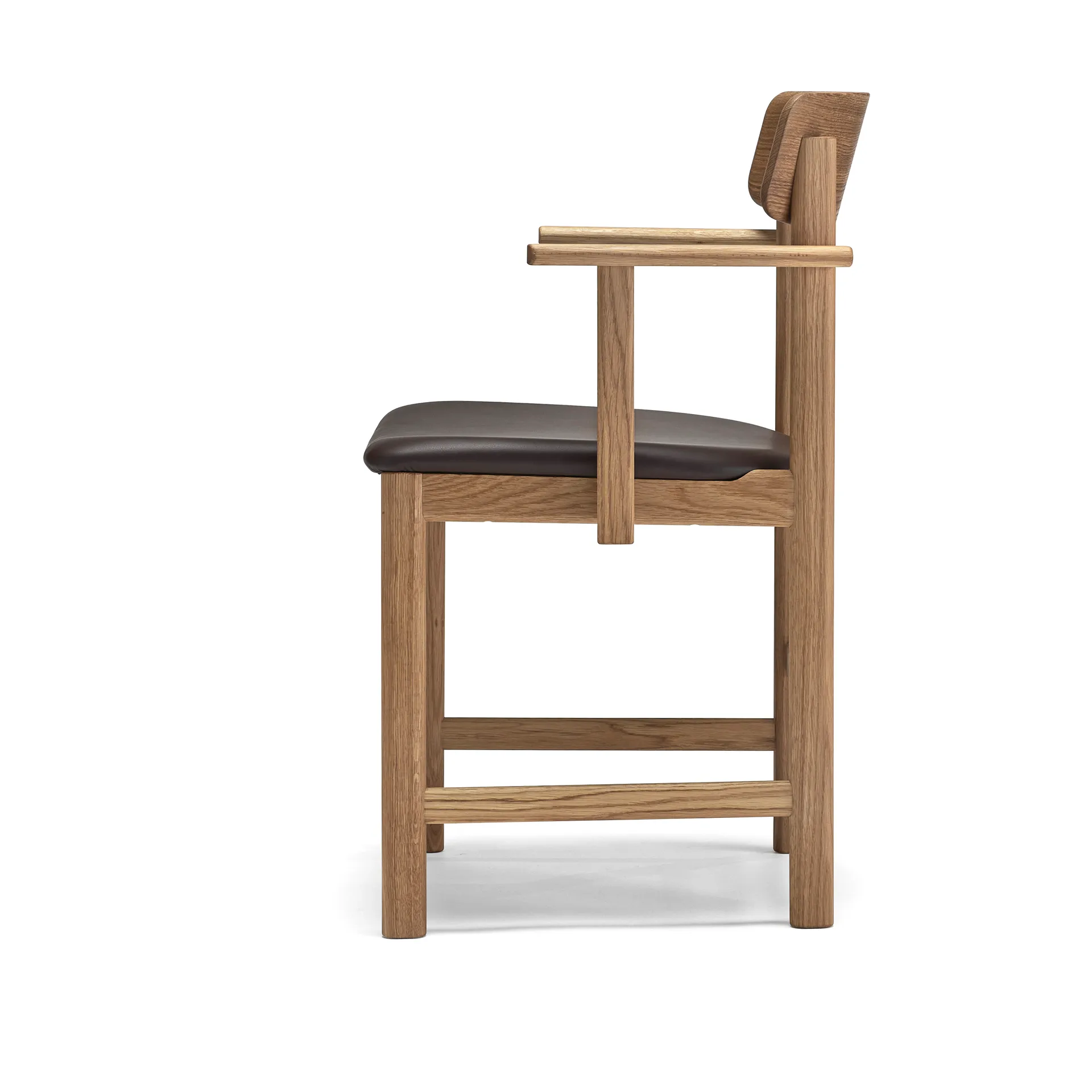 Pal armstoel, Eiken naturel olie - Elmosoft 93129 Stolab