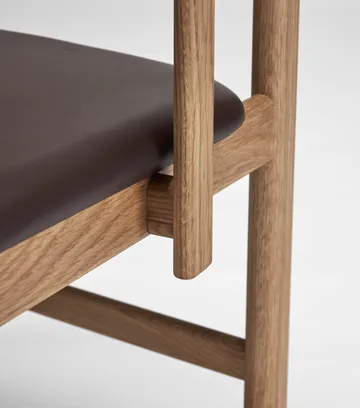 Pal armstoel - Eiken naturel olie - Elmosoft 93129 - Stolab