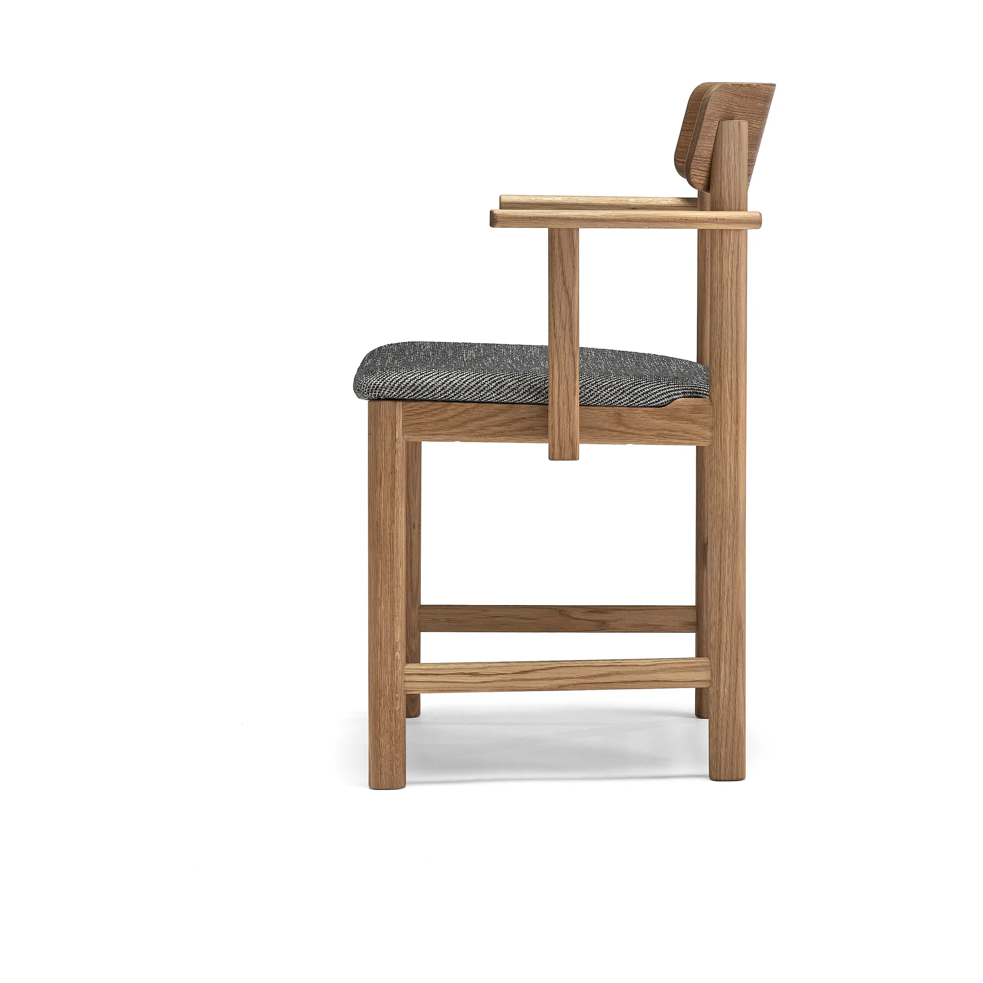 Pal armstoel, Eiken naturel olie - Tornado V3576 Stolab