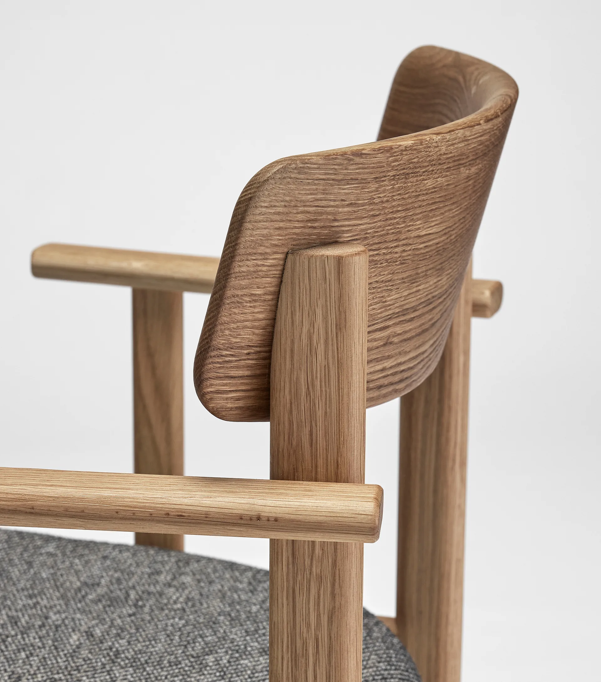 Pal armstoel, Eiken naturel olie - Tornado V3576 Stolab