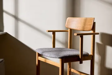 Pal armstoel - Eiken naturel olie - Tornado V3576 - Stolab