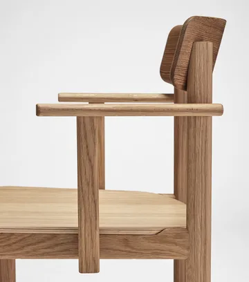 Pal armstoel - Eiken naturel olie - Stolab