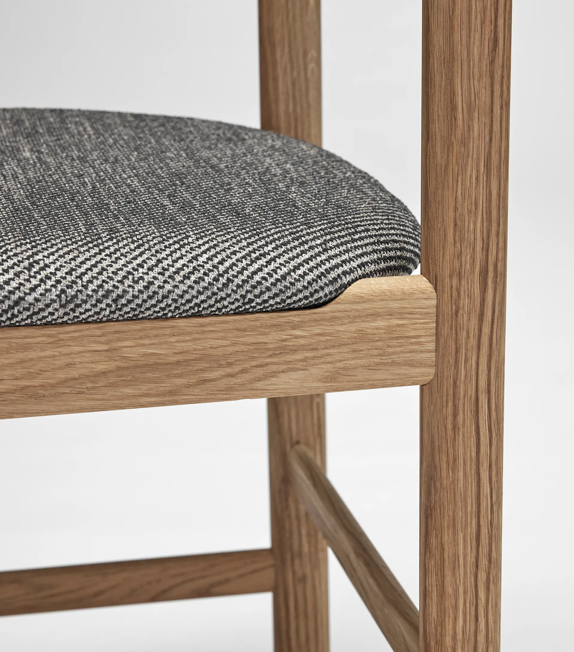 Pal stoel, Eiken naturel olie - Tornado V3576/02 Stolab