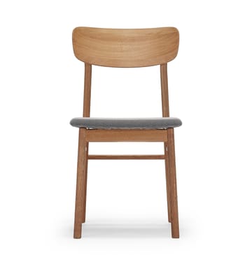 Prima Vista stoel geolied eikenhout - Stof blues 9202 bruin-beige - Stolab
