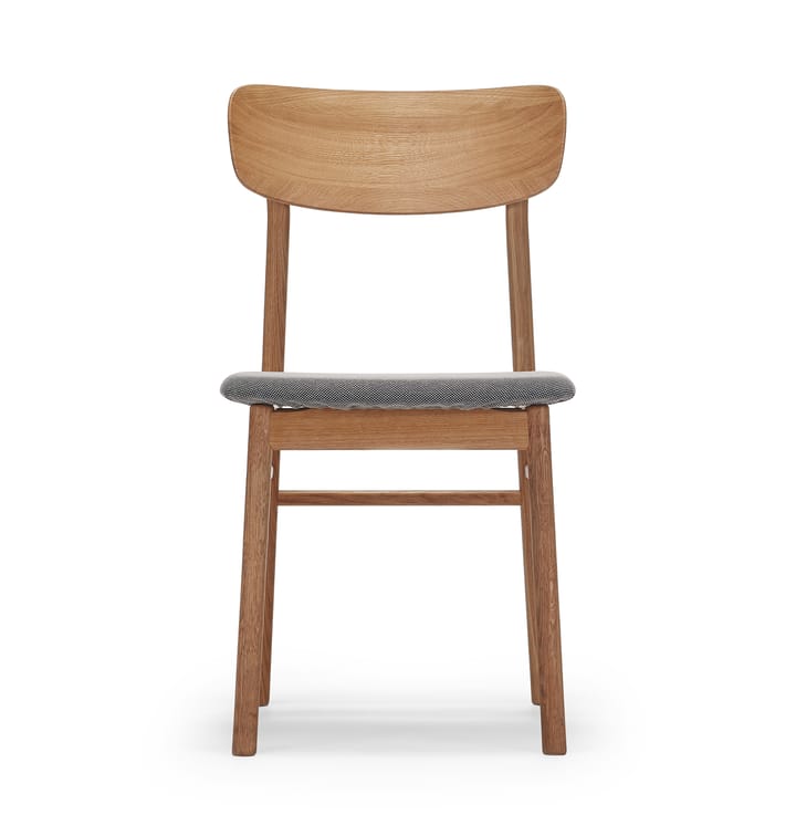 Prima Vista stoel geolied eikenhout, Stof blues 9202 bruin-beige Stolab