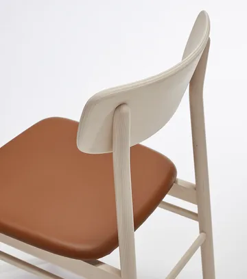 Prima Vista stoel - Leer Elmosoft 43807 cognac-berkenhout lichte matte lak - Stolab