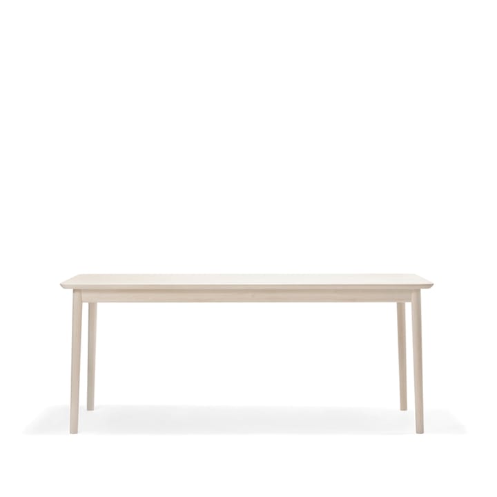 Prima Vista tafel - berkenhout lichte matte lak, 120cm, 1 inlegblad - Stolab