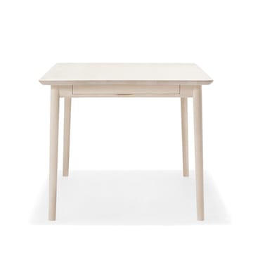 Prima Vista tafel - berkenhout lichte matte lak, 120cm, 1 inlegblad - Stolab