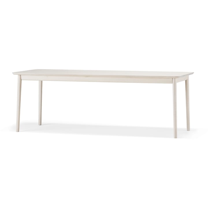 Prima Vista tafel - Berkenhout witte olie 120x90 cm witte olie + 1 inlegblad - Stolab