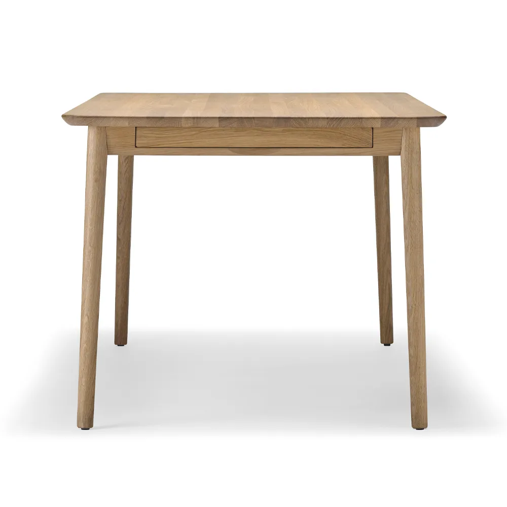Prima Vista tafel, Eikenhout naturel olie-120cm-1 inlegblad Stolab