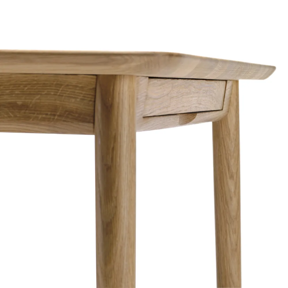 Prima Vista tafel, Eikenhout naturel olie-120cm-1 inlegblad Stolab