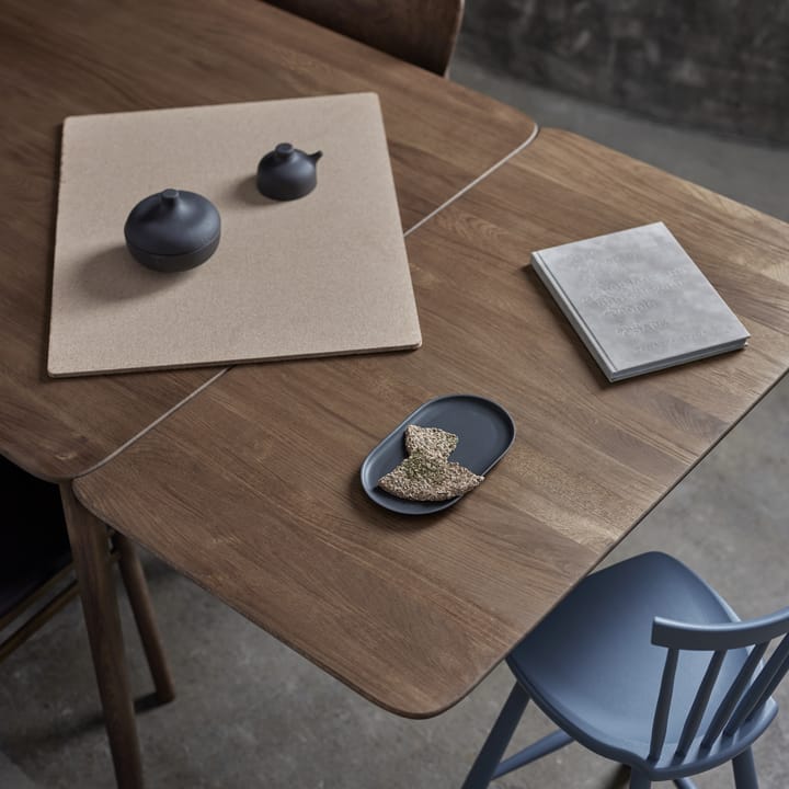 Prima Vista tafel, Smoked oak 180x90 cm incl. 1 inlegblad Stolab