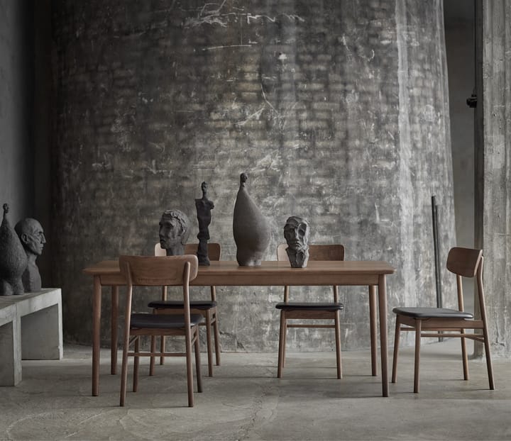 Prima Vista tafel, Smoked oak 180x90 cm incl. 1 inlegblad Stolab