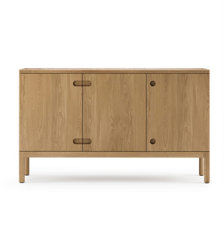 Prio Medium dressoir - eikenhout naturel olie, houten deur - Stolab