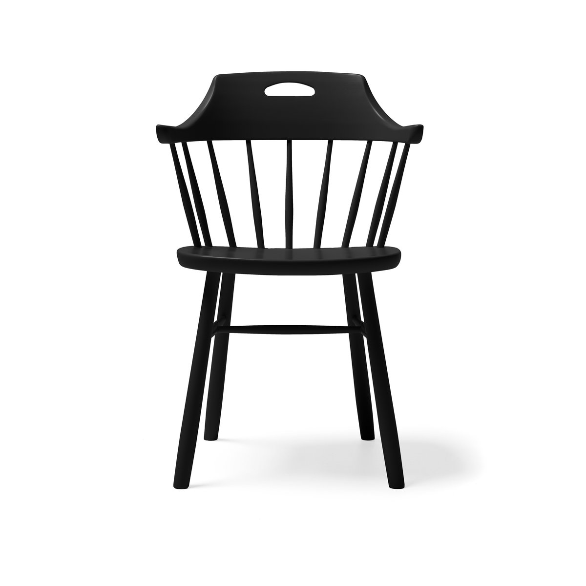 Stolab Småland armstoel Zwart 52 | Scandinavisch Interieur | Stoelen | Zwart