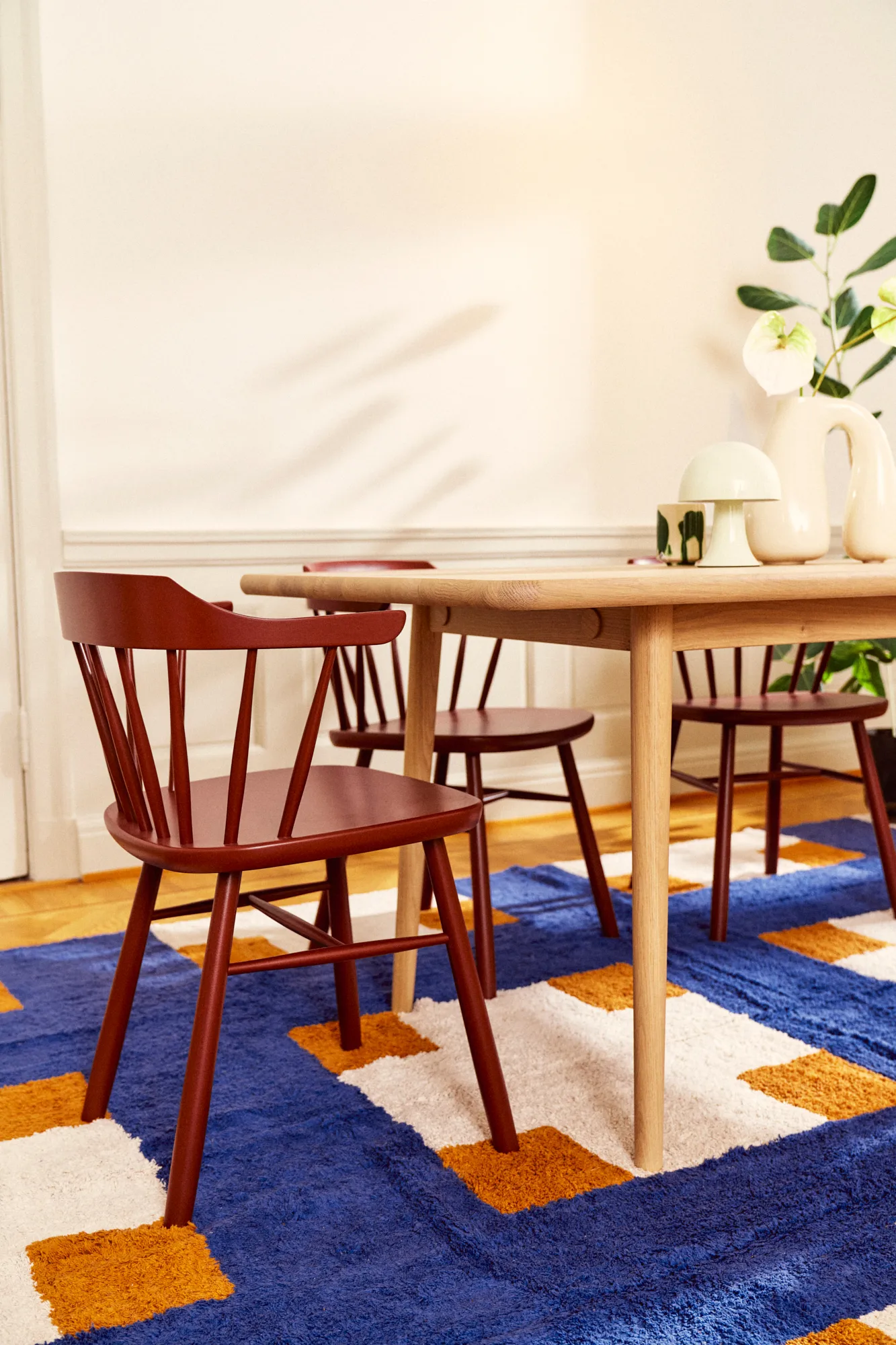 Småland stoel, Veenbos rood 19 Stolab