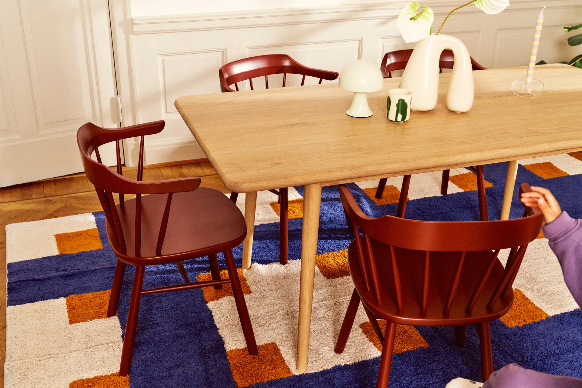 Småland stoel, Veenbos rood 19 Stolab