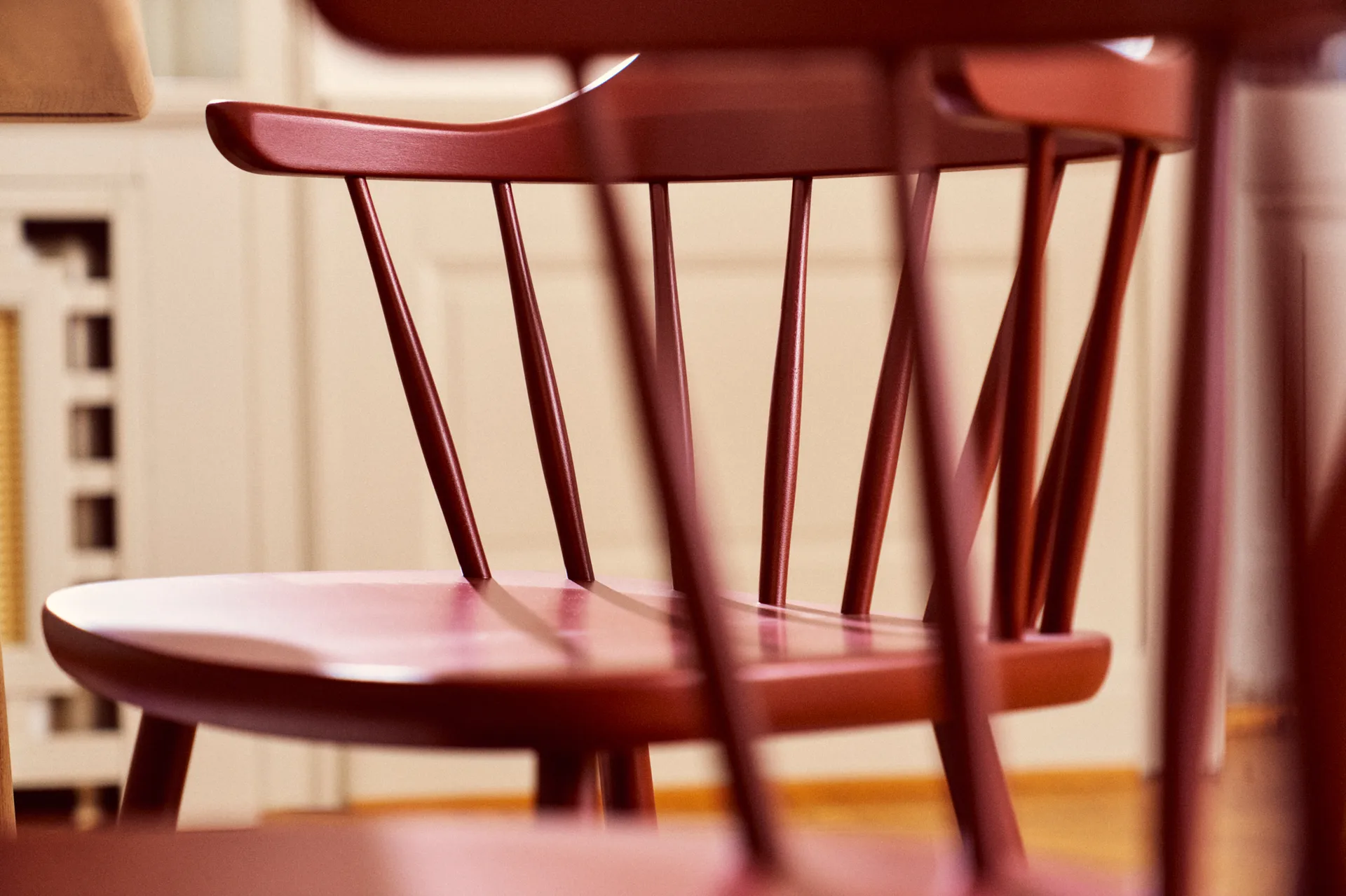 Småland stoel, Veenbos rood 19 Stolab