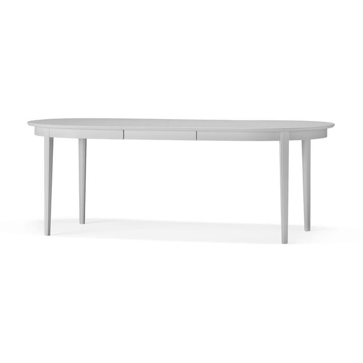 Vardags eettafel 160x100 cm - Berkenhout lichtgrijs 51, 1 inlegblad - Stolab