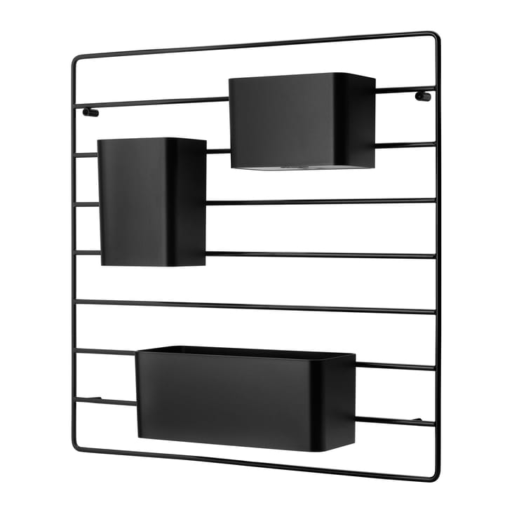 Grid organizer 3 Teile, Zwart String