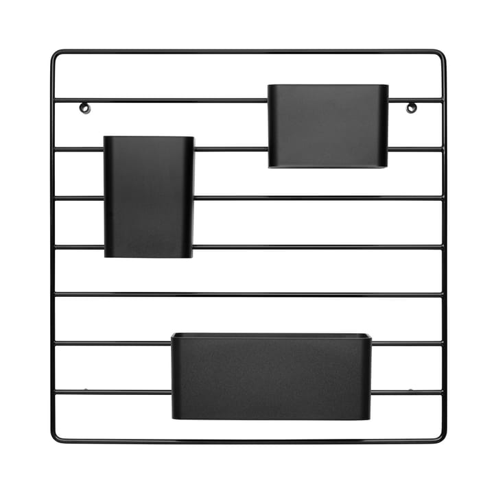 Grid organizer 3 Teile, Zwart String
