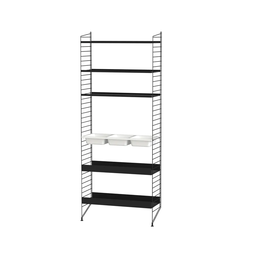 String badkamer combinatie L - zwart String
