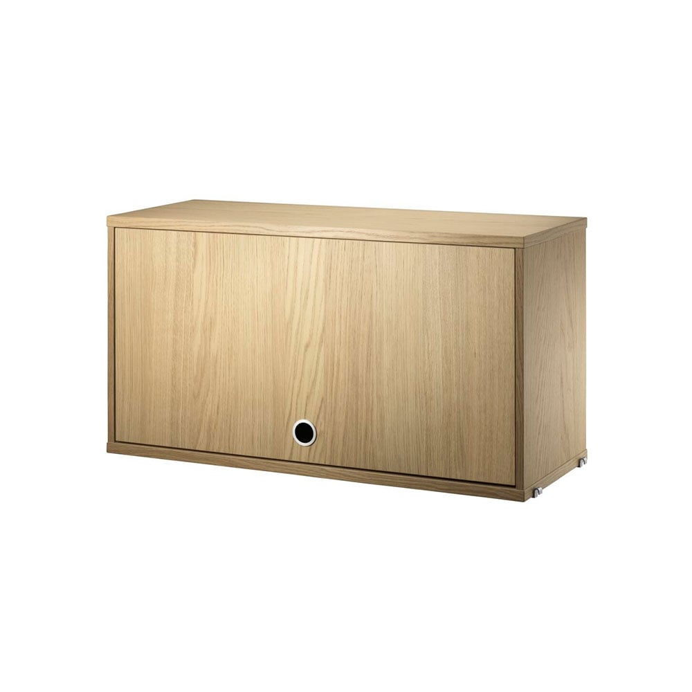 String bovenkast 78 cm eik | Scandinavisch Interieur | Vitrinekasten | Beige