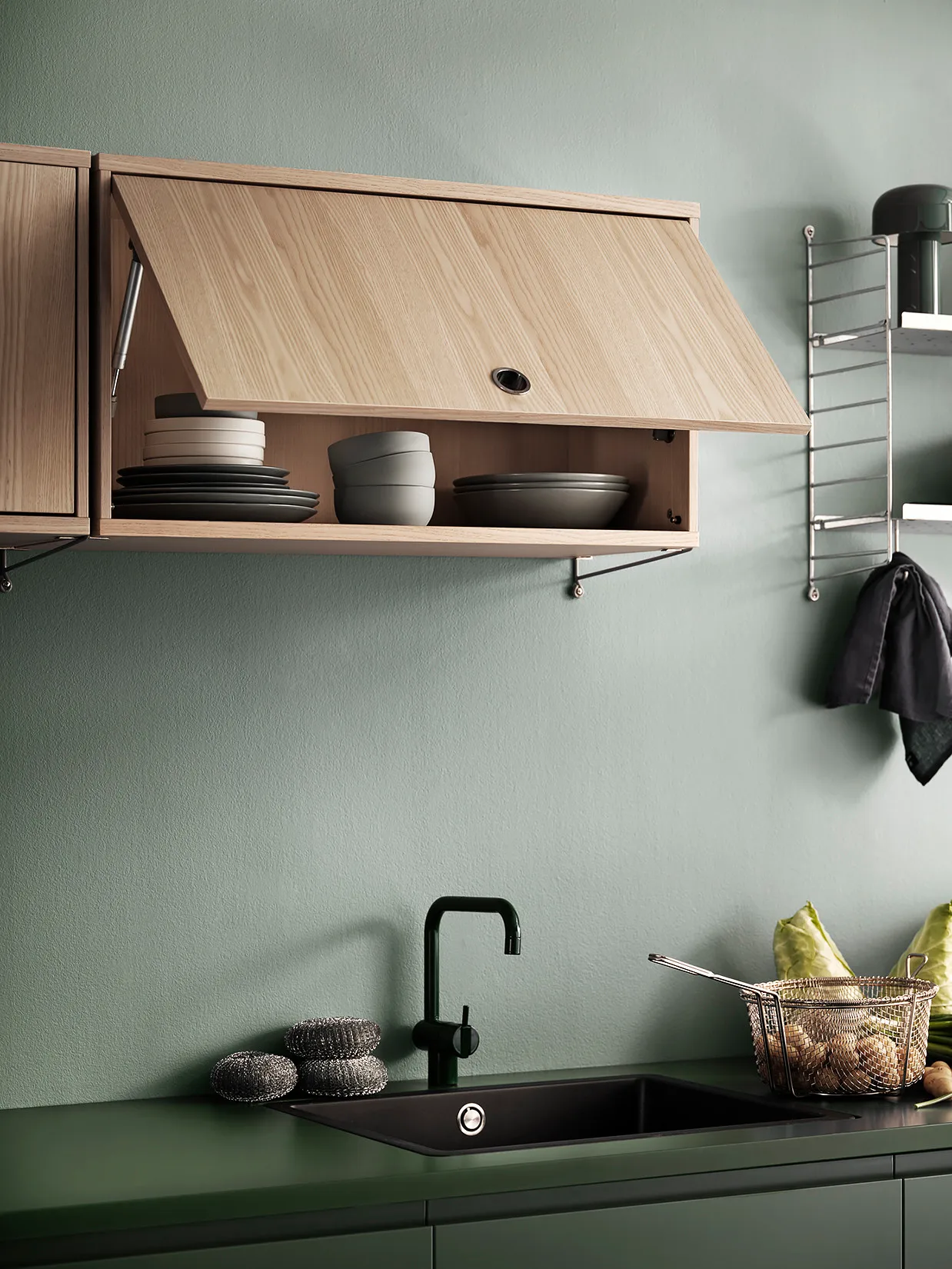 String bovenkast 78 cm, wit String