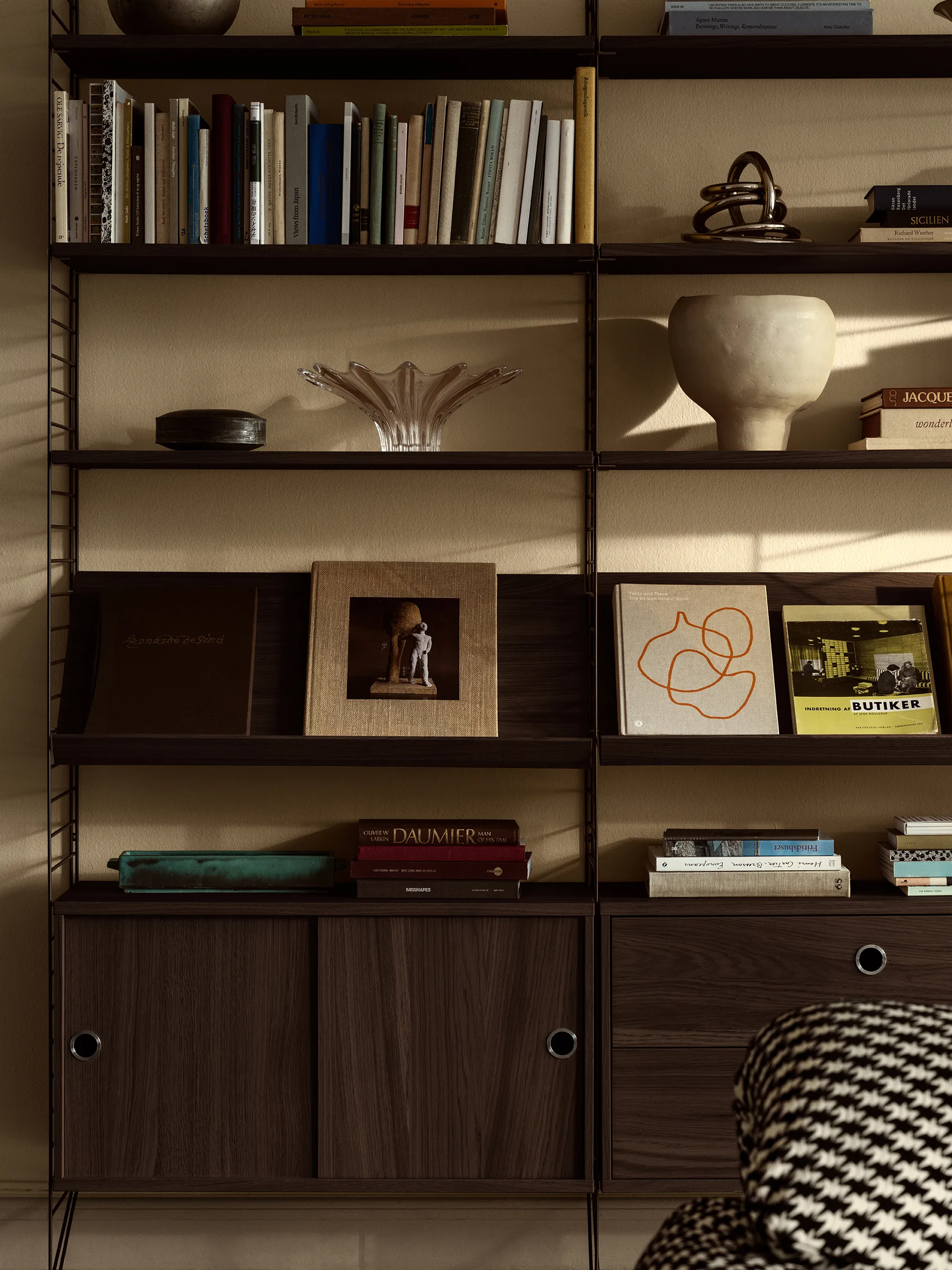 String bovenkast, Donker eiken, 58x30 cm String