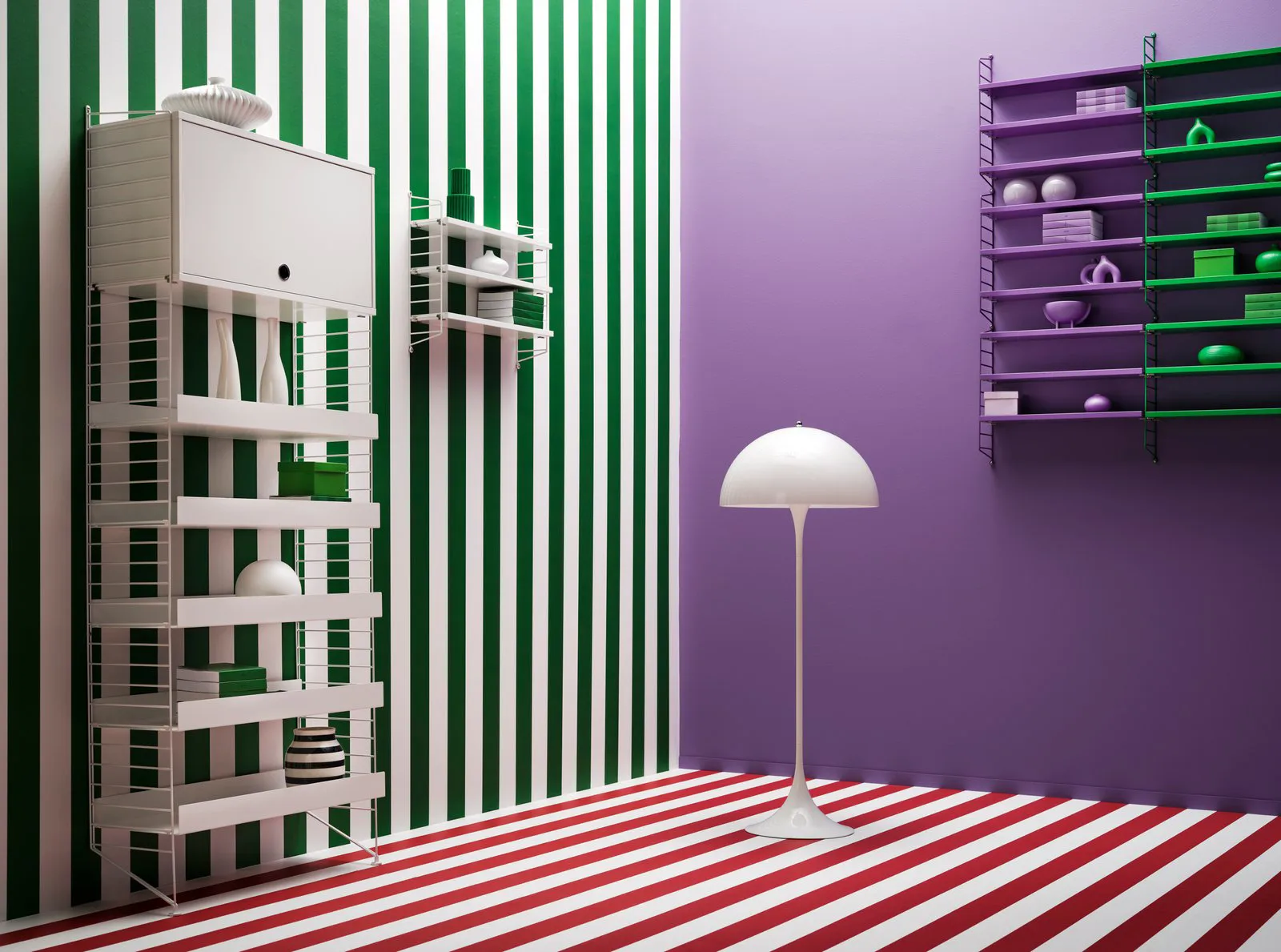 String bovenkast, Wit, 58x30 cm String