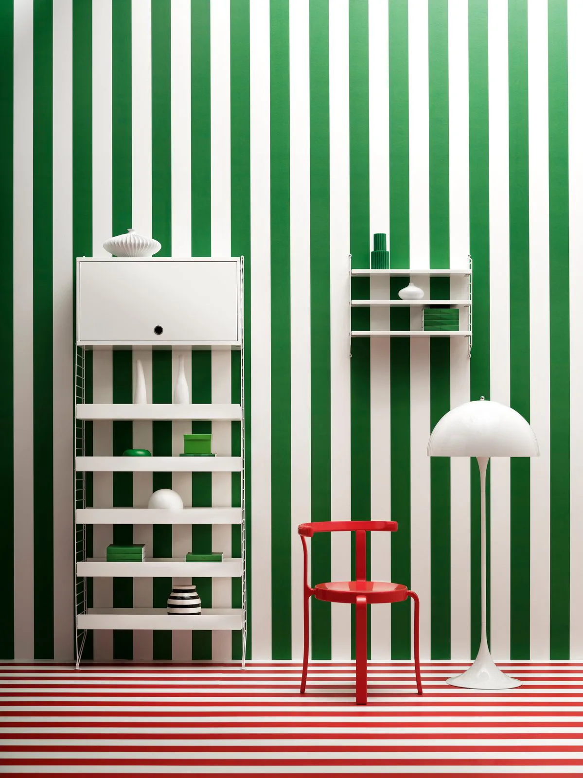 String bovenkast, Wit, 58x30 cm String