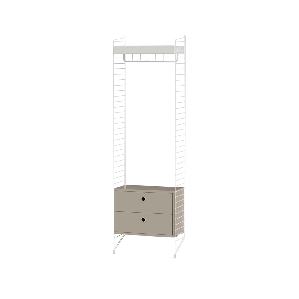 String hal beige & wit - Combinatie M | Scandinavisch Interieur | Beige