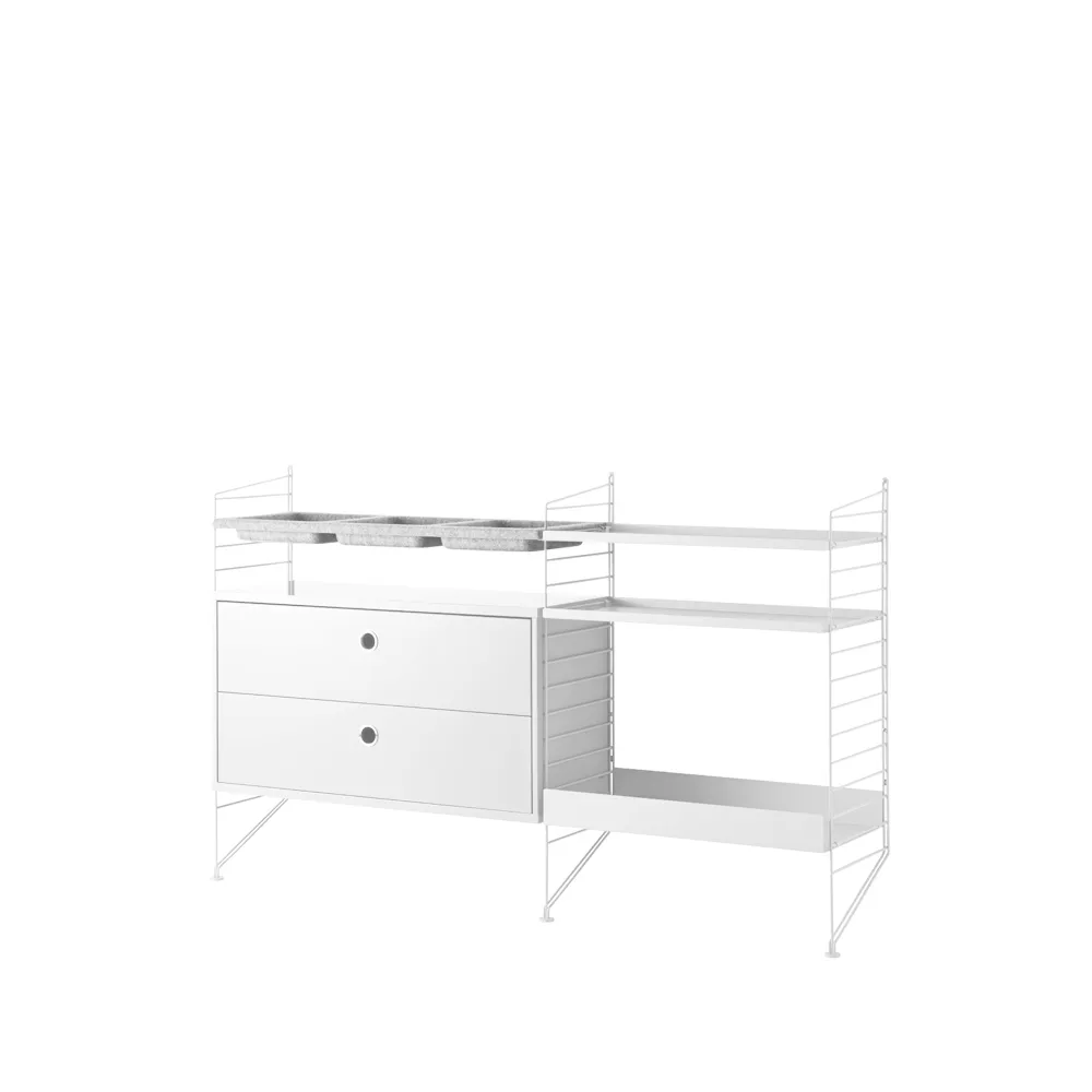 String hal wit - combinatie H,  String