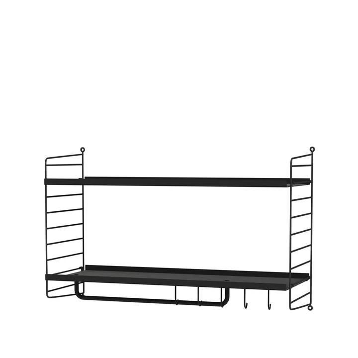 String hal zwart - Combinatie D - String