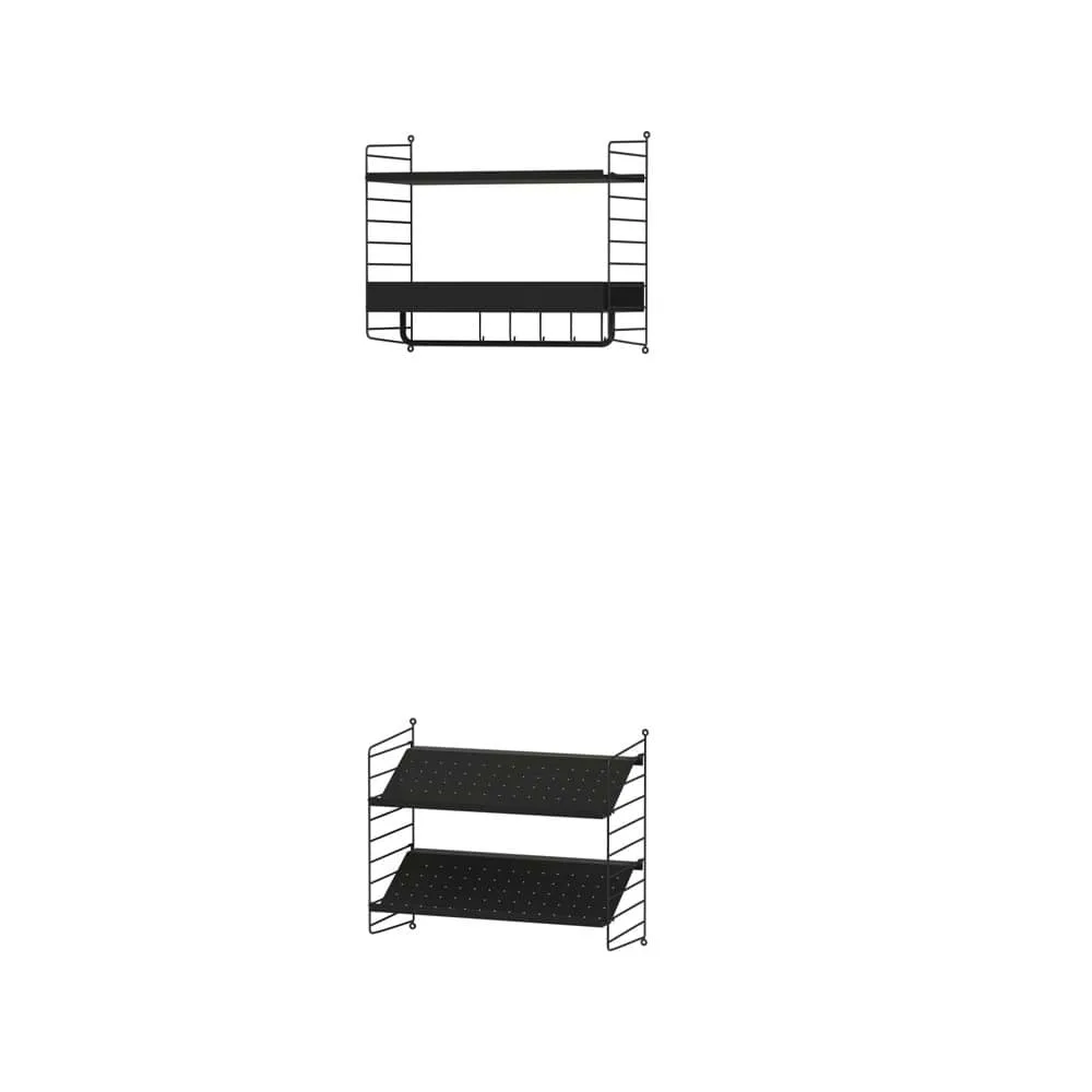 String hal zwart - Combinatie E String