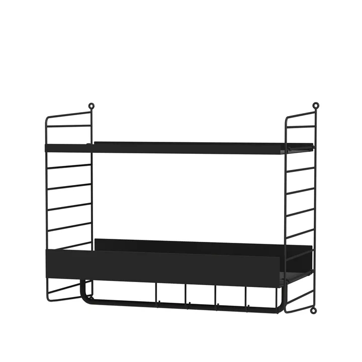 String hal zwart - Combinatie G - String