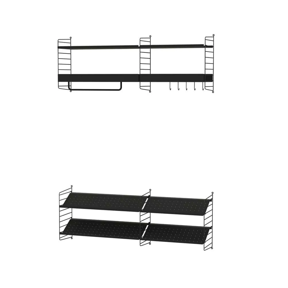 String hal zwart - Combinatie H String