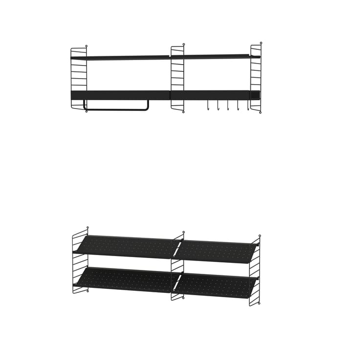 String hal zwart - Combinatie H - undefined - String