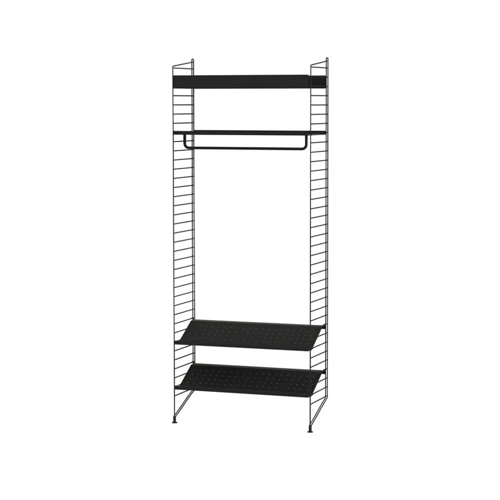 String hal zwart - Combinatie L String