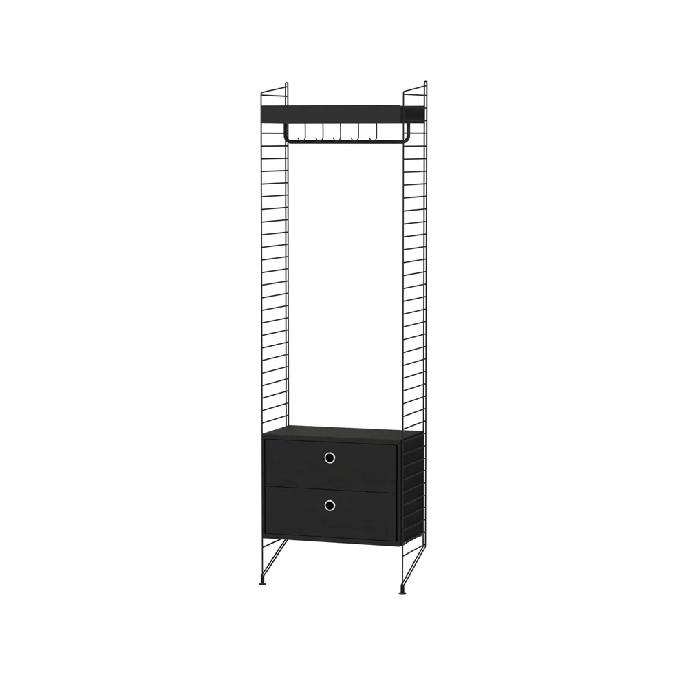 String hal zwart - Combinatie M,  String