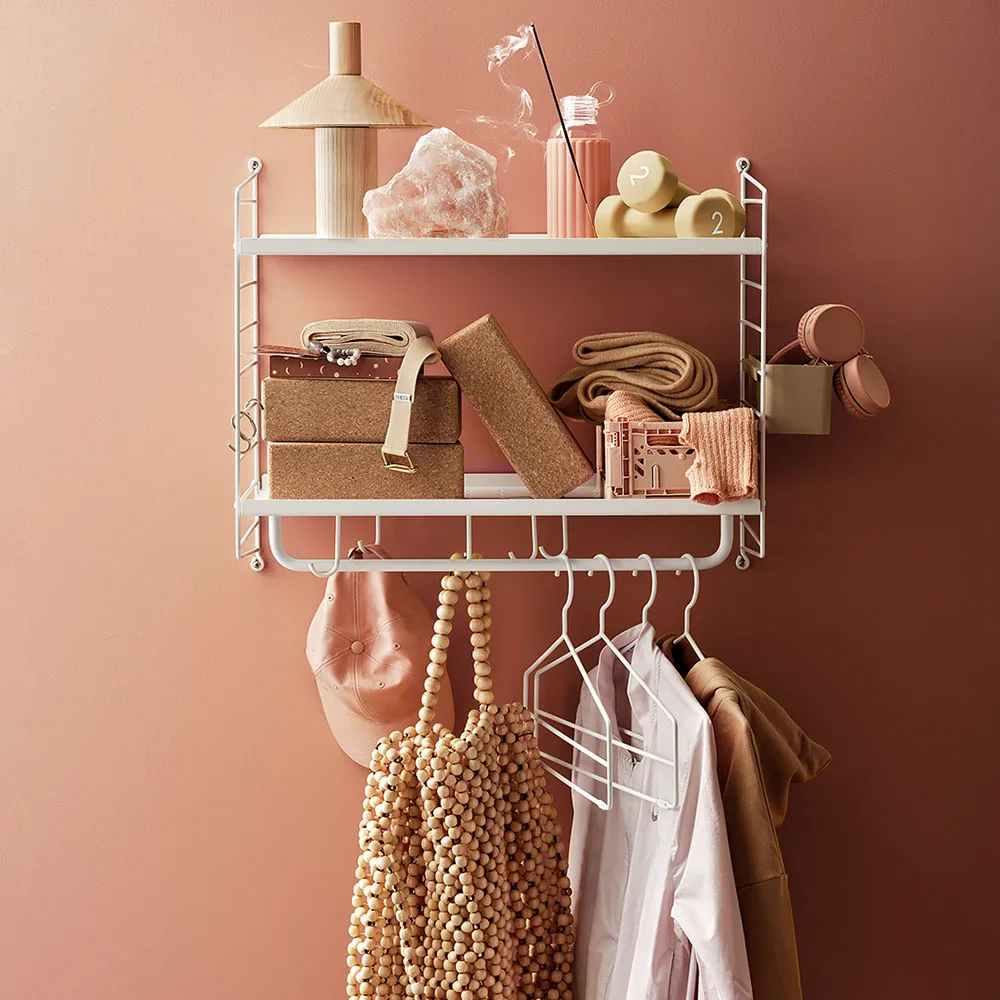 String Hall wandplank, wit String