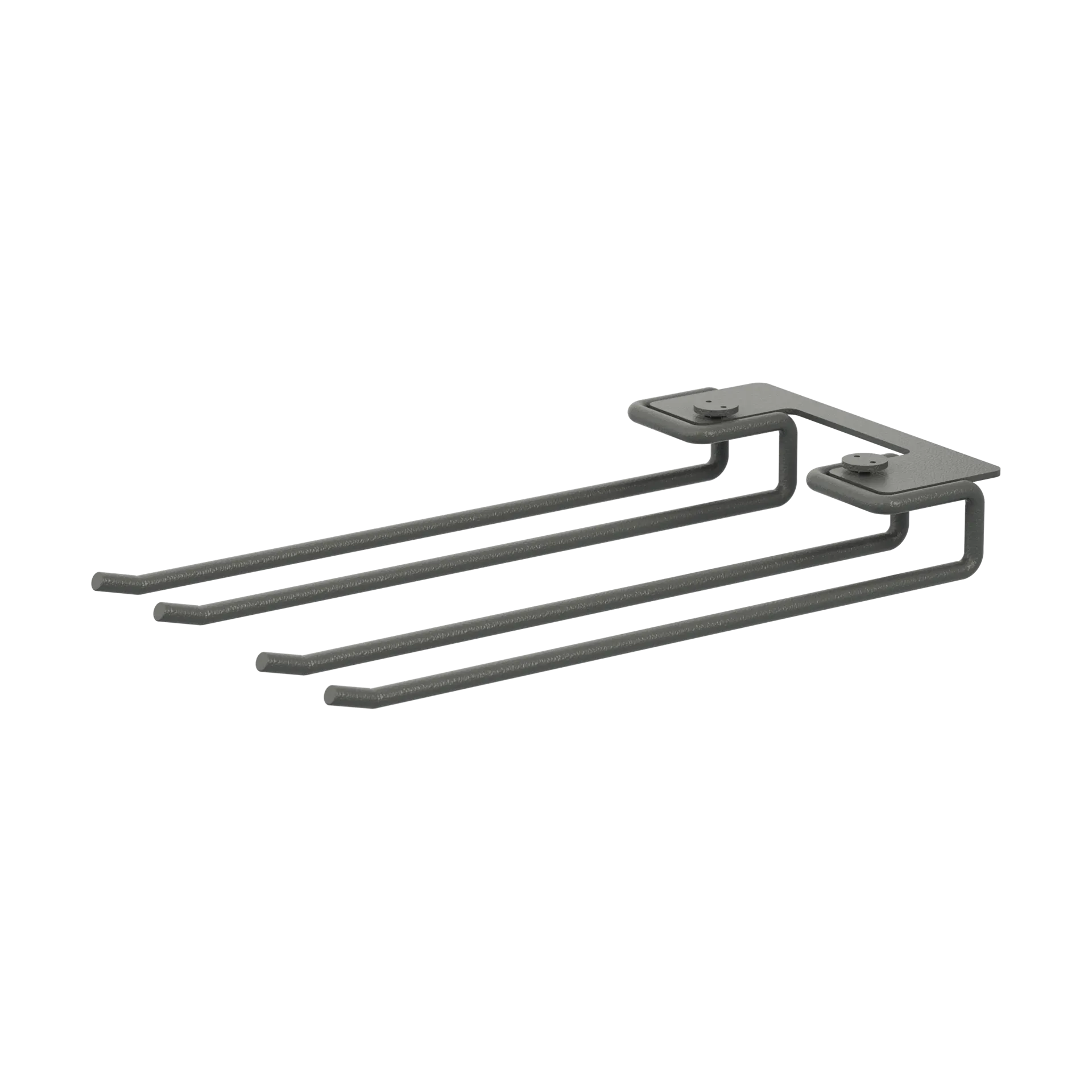 String handdoekenrek 2-pack, Donkergrijs, 20 cm String